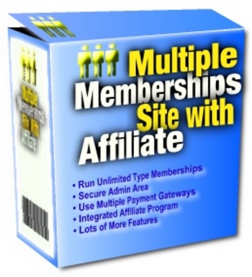 Product picture Multiple Memberships Site with Affiliate (PLR)
